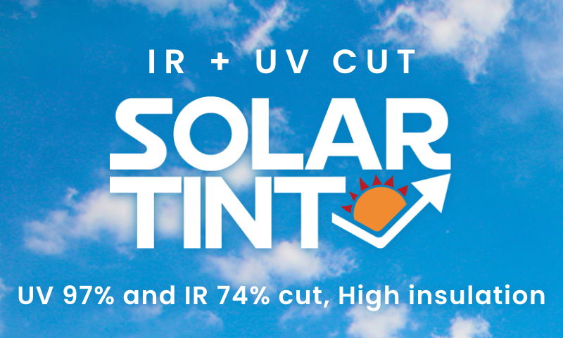 UV 97% and IR 74% cut, High insulation