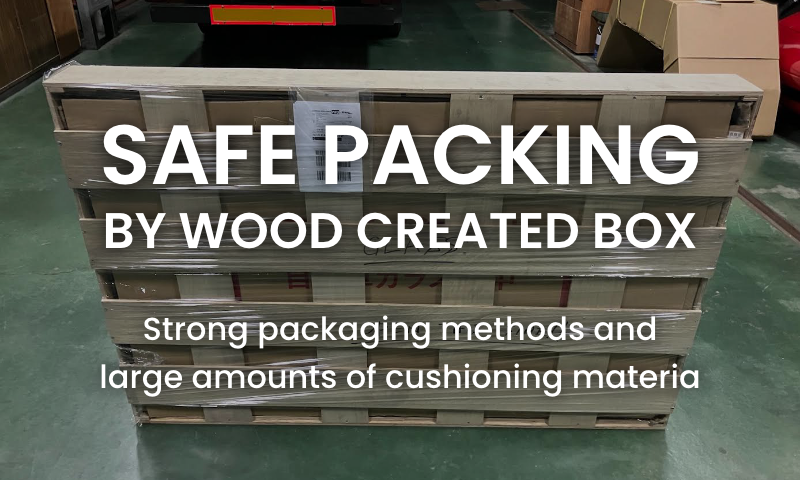 SAFE PACKING BY WOOD CREATED BOX